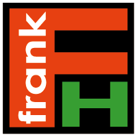 Alternativtext: Das Logo zeigt die Marke "frank H" in großen Buchstaben.